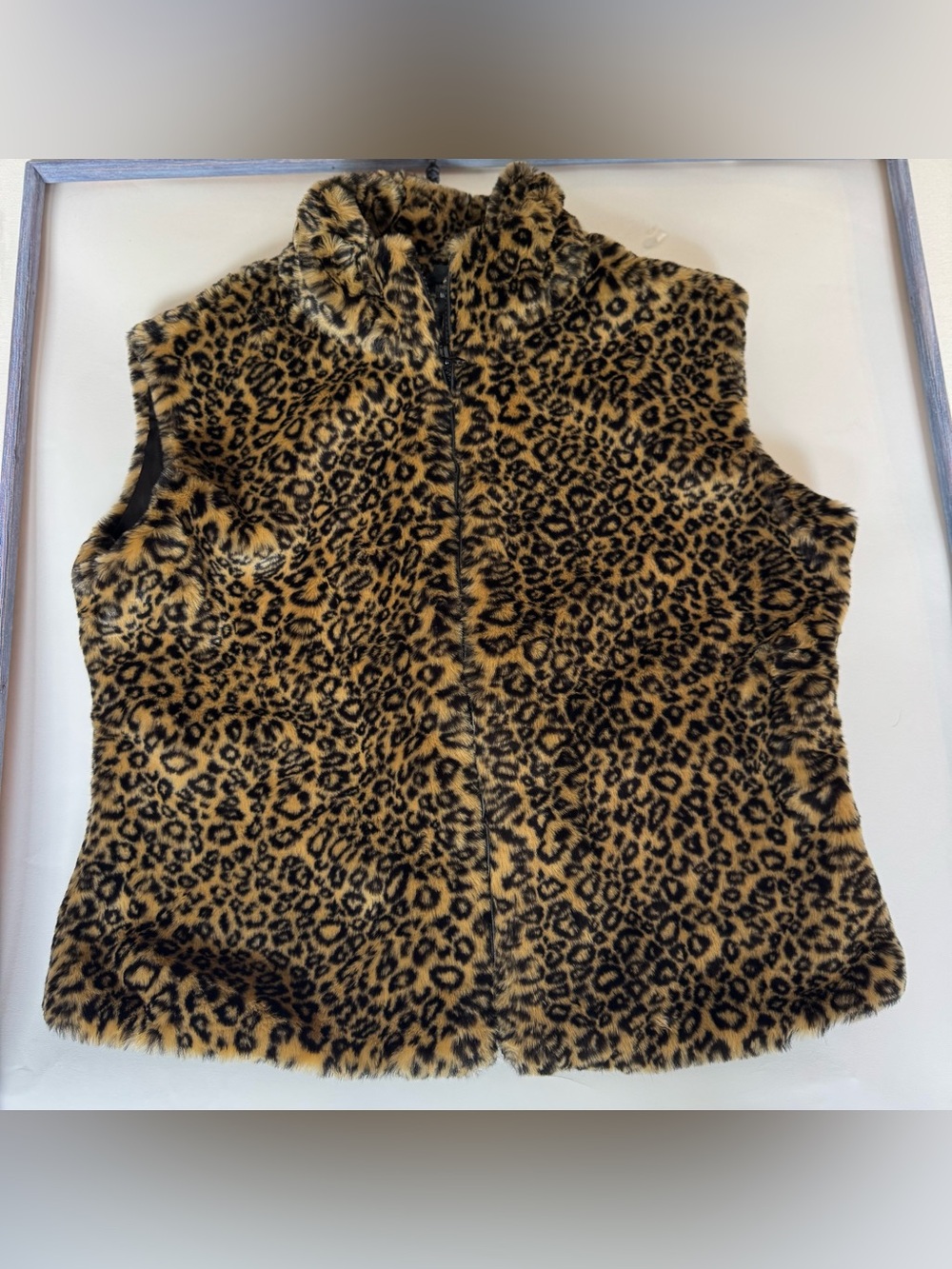 Cejon Accessories Cheetah Faux Fur Vest